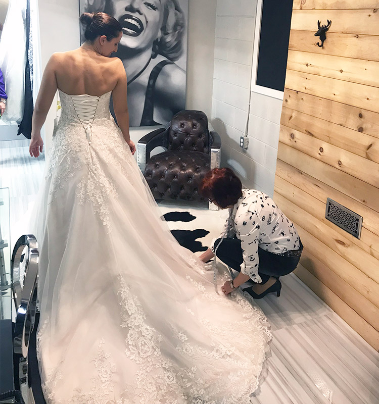 Love Your Tailor For Wedding Gown Alterations